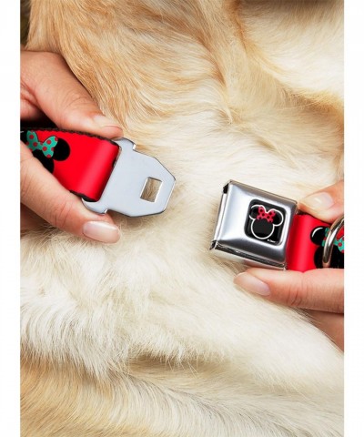 Disney Minnie Mouse Seatbelt Buckle Collar for Dogs - USA Made