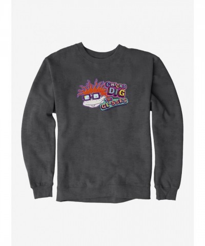 Rugrats Chuckie Chicks Dig Glasses Unisex Sweatshirt