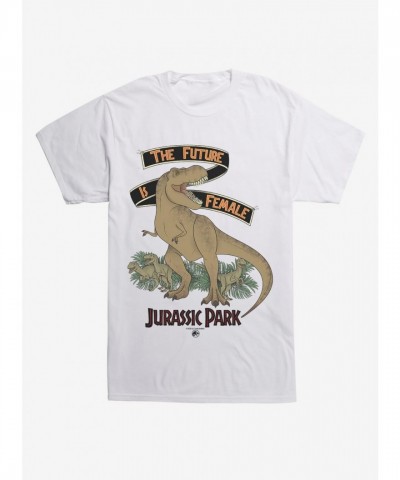 Jurassic Park Future Female Proud White T-Shirt for Men