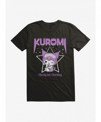 Kuromi Adorable Yet Playful Unisex T-Shirt - Black