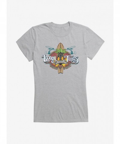 Looney Tunes Girls T-Shirt - Daffy Duck Surf Style
