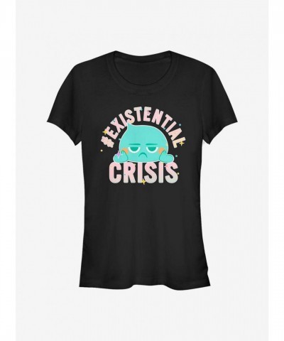 Disney Pixar Soul Girls T-Shirt - Black Existential Crisis Edition