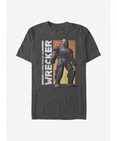 Star Wars The Bad Batch Wrecker T-Shirt for Men - Grey