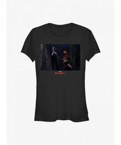 Marvel WandaVision Cozy Girls T-Shirt - Black