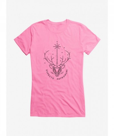 Harry Potter Expecto Patronum Lightweight Cotton Girls T-Shirt