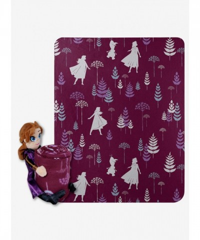 Frozen 2 Dandelion Anna Pillow and Fleece Throw Set