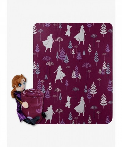 Frozen 2 Dandelion Anna Pillow and Fleece Throw Set
