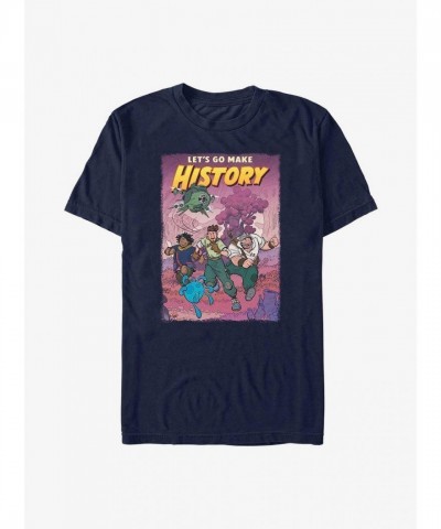 Disney Strange World T-Shirt for Men - Blue History Design
