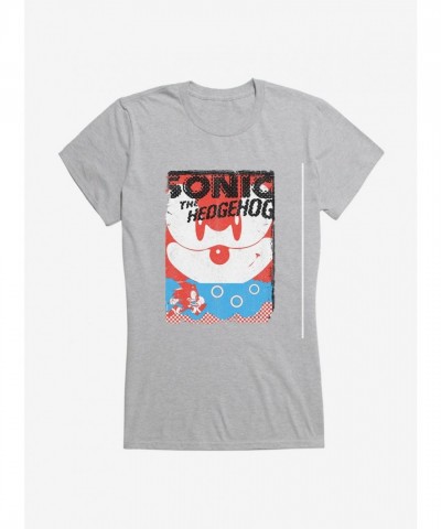 Sonic Girls T-Shirt - Lightweight Ring Spun Cotton for Juniors