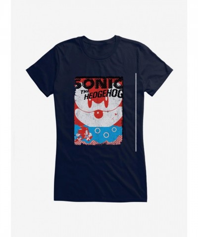 Sonic Girls T-Shirt - Lightweight Ring Spun Cotton for Juniors