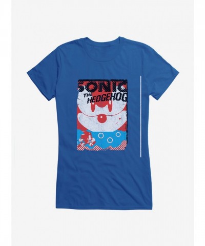 Sonic Girls T-Shirt - Lightweight Ring Spun Cotton for Juniors