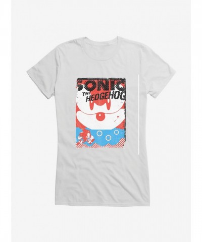 Sonic Girls T-Shirt - Lightweight Ring Spun Cotton for Juniors