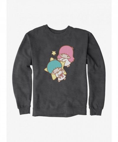 Little Twin Stars Unisex Waving Sweatshirt in Cotton Blend