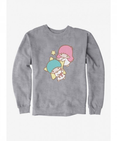 Little Twin Stars Unisex Waving Sweatshirt in Cotton Blend