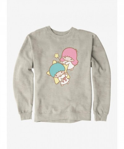 Little Twin Stars Unisex Waving Sweatshirt in Cotton Blend