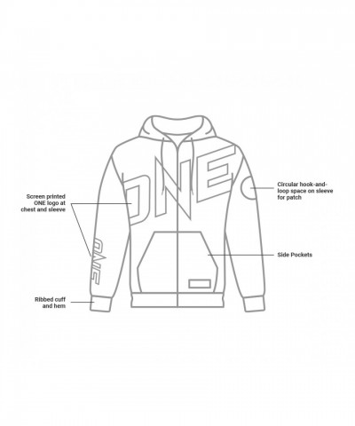 ONE Championship Official Walkout Zip Hoodie - White
