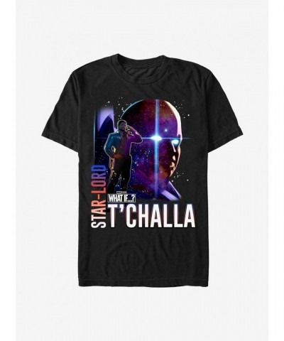 Marvel's Star-Lord T'Challa Watcher Graphic Tee for Men