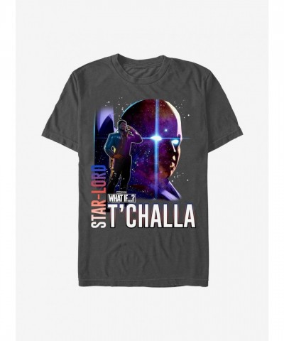 Marvel's Star-Lord T'Challa Watcher Graphic Tee for Men