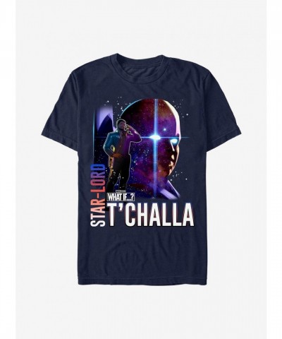 Marvel's Star-Lord T'Challa Watcher Graphic Tee for Men