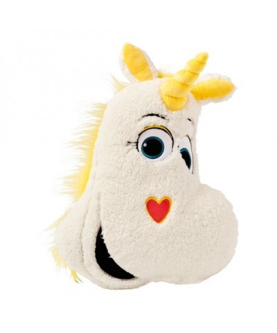 Buttercup Head Pillow from Toy Story 3 – Fuzzy 3D Unicorn Appliqué Decor