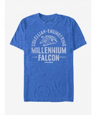 Star Wars Iconic Millennium Falcon T-Shirt - Men's Unisex Red