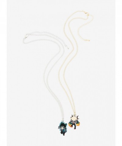My Hero Academia Best Friends Chibi Deku & Bakugo Necklace Set