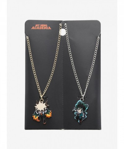 My Hero Academia Best Friends Chibi Deku & Bakugo Necklace Set