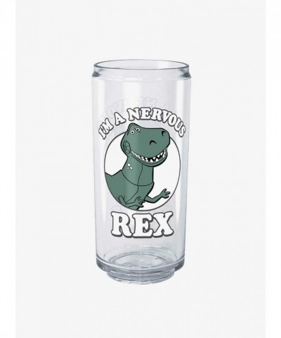 Disney Pixar Toy Story Nervous Rex 16 oz Clear Can Cup