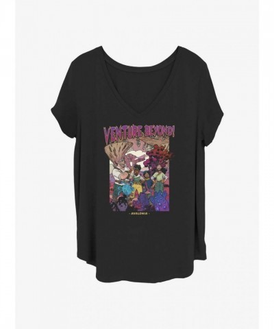 Disney Adventure Girls Plus Size T-Shirt - Black