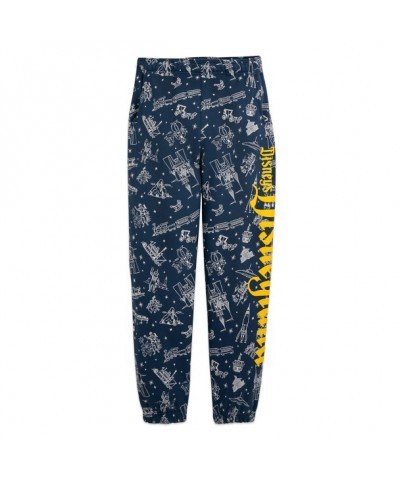 Disney100 Celebration Adult Pants - Fashionable Cotton Leggings with Disneyland Attractions