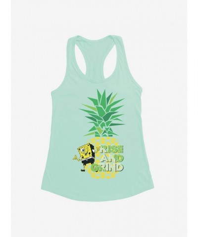 SpongeBob SquarePants Girls Rise and Grind Junior Tank Top