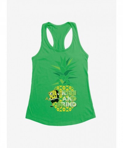 SpongeBob SquarePants Girls Rise and Grind Junior Tank Top