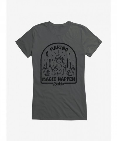 Barbie Halloween Magic T-Shirt for Girls - Grey