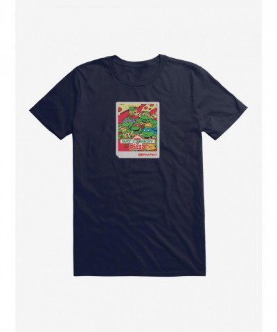 Teenage Mutant Ninja Turtles Cheesy Pizza Graphic Tee for Men