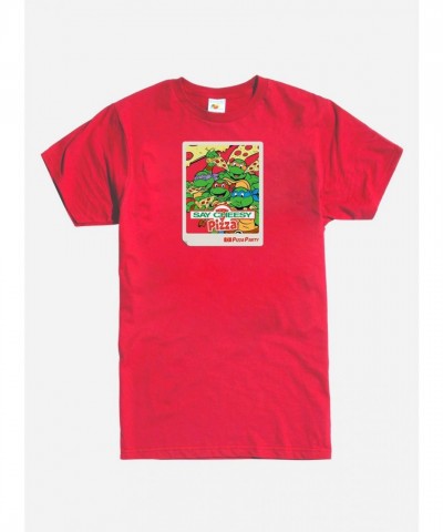 Teenage Mutant Ninja Turtles Cheesy Pizza Graphic Tee for Men