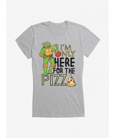Teenage Mutant Ninja Turtles Girls T-Shirt - Only Here For Pizza