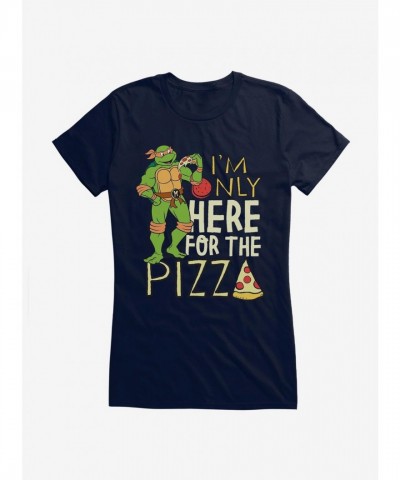 Teenage Mutant Ninja Turtles Girls T-Shirt - Only Here For Pizza