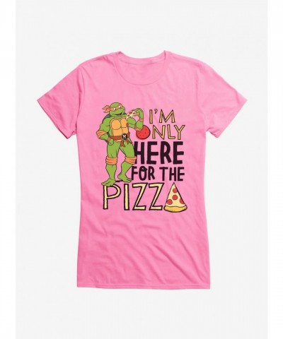 Teenage Mutant Ninja Turtles Girls T-Shirt - Only Here For Pizza