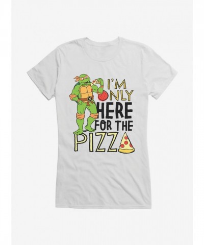 Teenage Mutant Ninja Turtles Girls T-Shirt - Only Here For Pizza