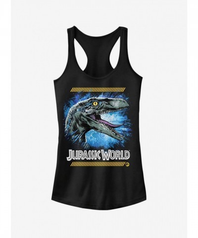 Jurassic World Fallen Kingdom Raptor Code Girls Tank Top - Black