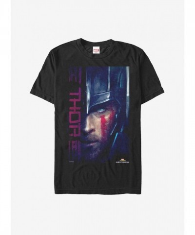 Marvel Thor Ragnarok Battle Paint Unisex T-Shirt - Black