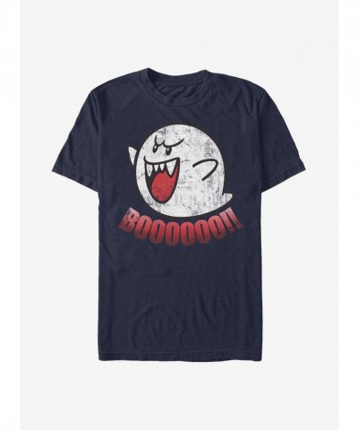Nintendo Boo Ghost T-Shirt - Unisex Lightweight Blue