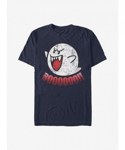 Nintendo Boo Ghost T-Shirt - Unisex Lightweight Blue
