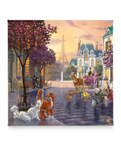 Thomas Kinkade Studios The Aristocats Gallery Wrapped Canvas
