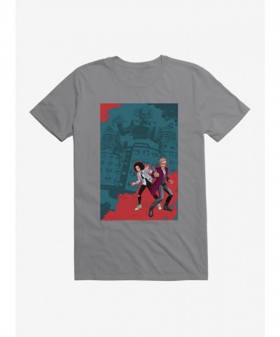 Doctor Who 12th Doctor and Bill Unisex T-Shirt - Grey