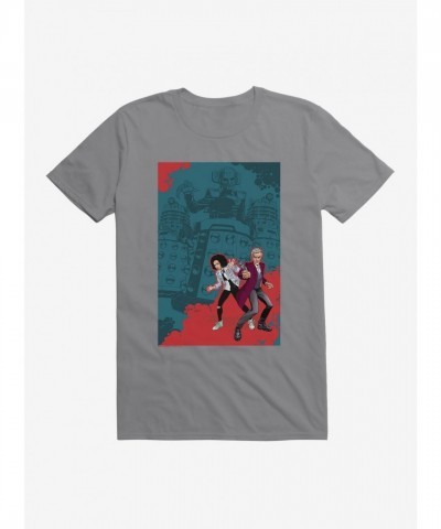 Doctor Who 12th Doctor and Bill Unisex T-Shirt - Grey