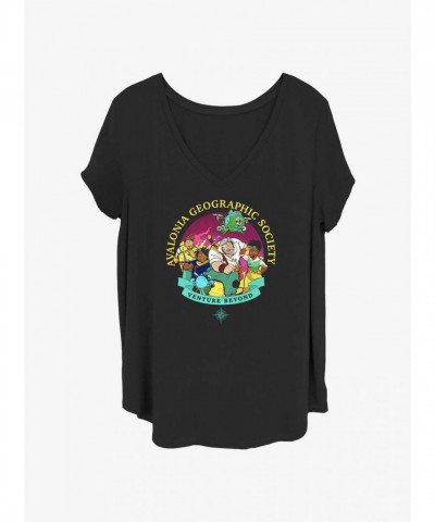 Disney Strange World Girls Plus Size T-Shirt - Black