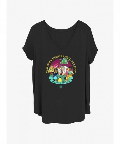 Disney Strange World Girls Plus Size T-Shirt - Black