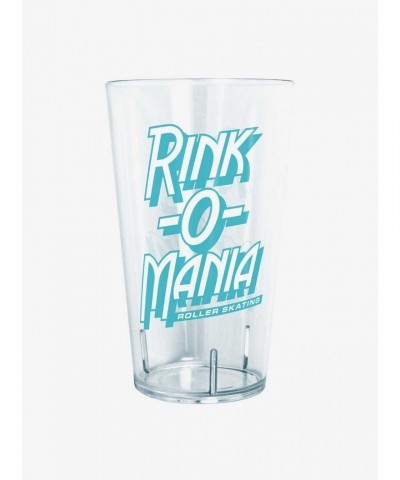 Stranger Things Rink-O-Mania Logo Clear Tritan Cup - Shatterproof Design