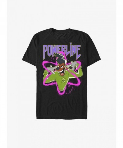 Disney Goofy Powerline Extra Soft Men's T-Shirt - Black
